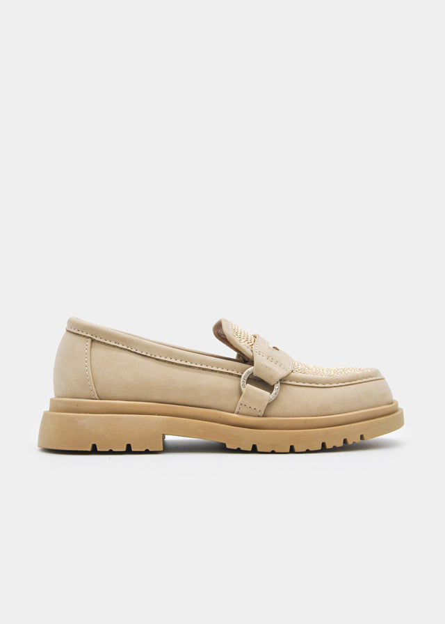 Mocasín brillos niña Beige – Mayoral, foto 1