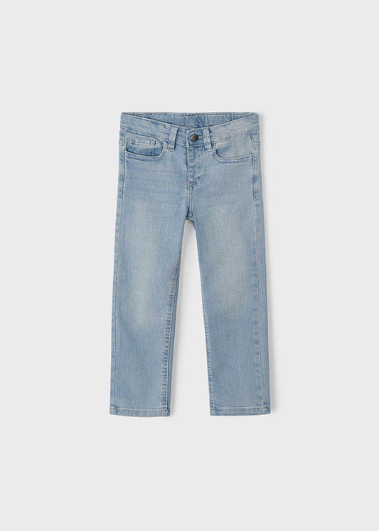 Pantalón tejano regular fit básico niño