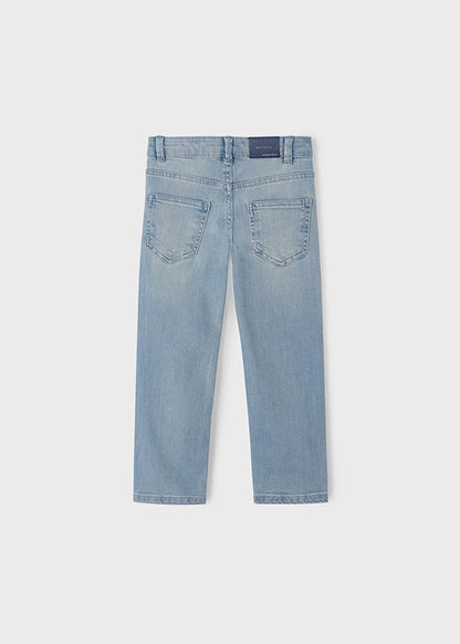 Pantalón tejano regular fit básico niño