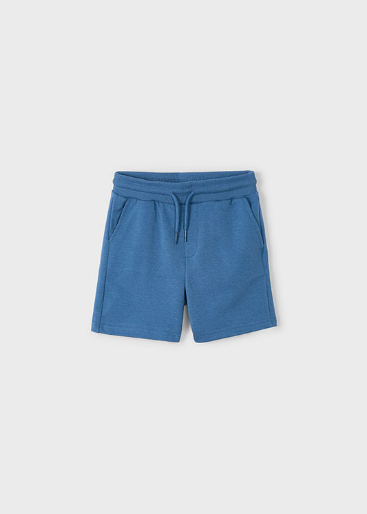 Bermuda felpa básica niño
