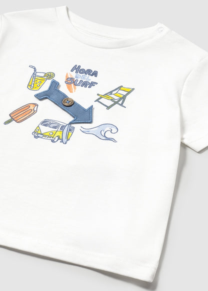 Camiseta m/c play surf bebé niño