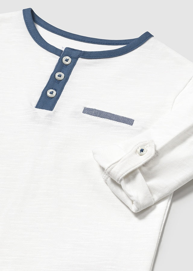 Camiseta m/l vestir bebé niño