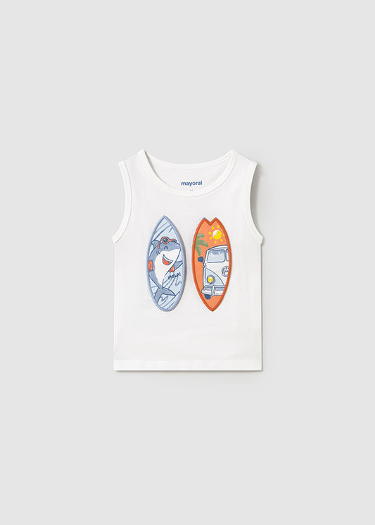 Camiseta tirantes play tablas bebé niño