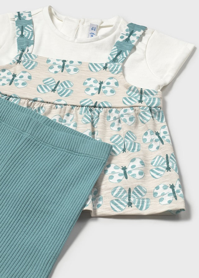 Conjunto short ciclista bebé niña