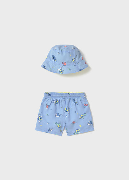 Conjunto bañador con bucket bebé niño