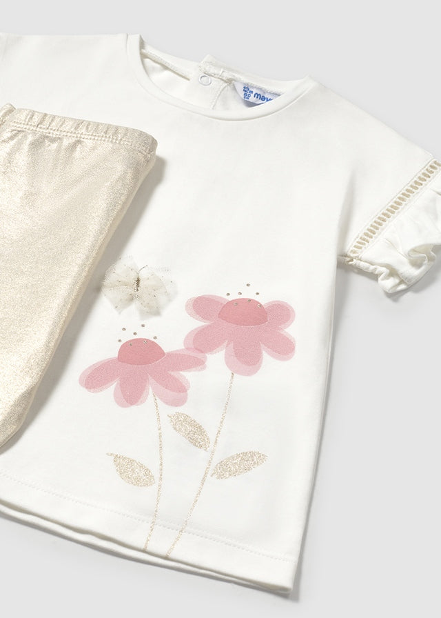 Conjunto leggings vestir bebé niña