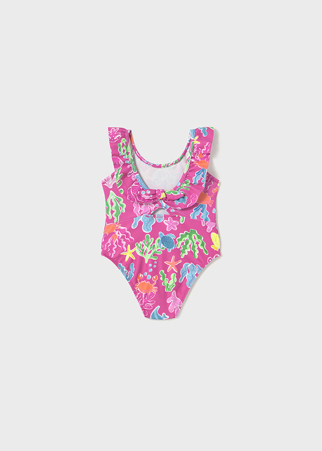 Bañador estampado bebé niña