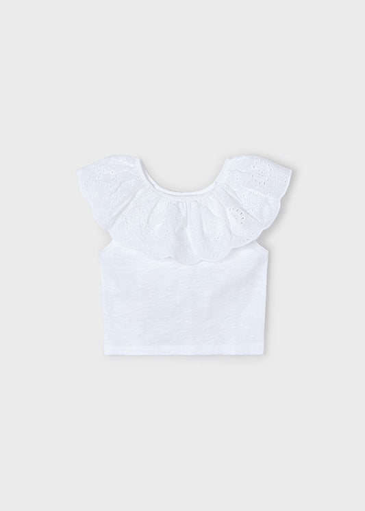 Camiseta m/c combinada niña