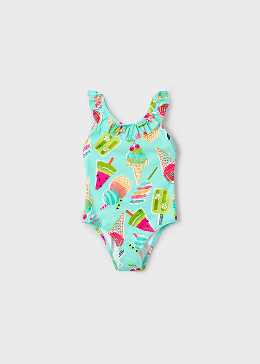 Bañador estampado niña