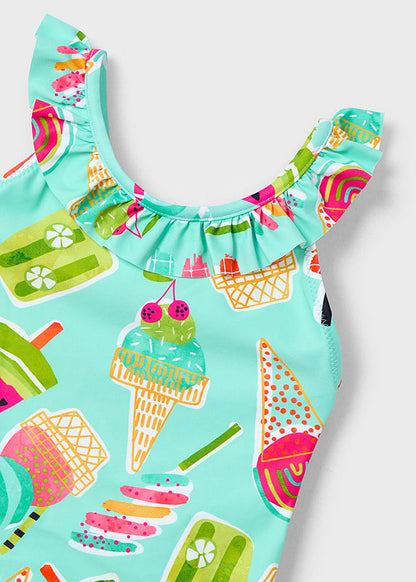 Bañador estampado niña