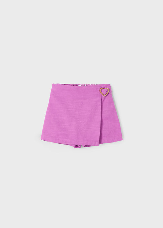 Falda pantalón hebilla niña