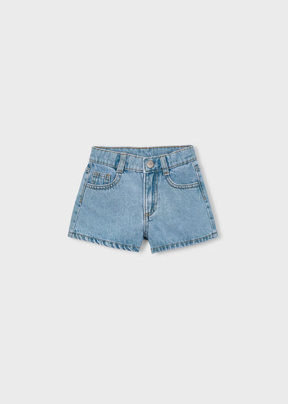 Pantalón corto vaquero básico niña