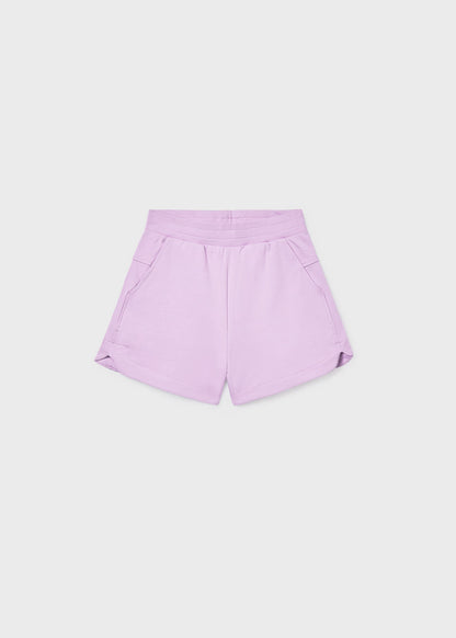 Pantalón corto de chándal básico chica