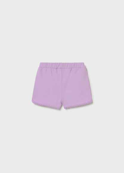 Pantalón corto básico de chándal bebé