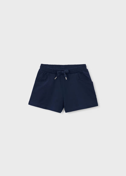 Pantalón corto de chándal básico niña