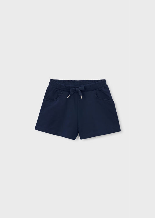 Pantalón corto de chándal básico niña