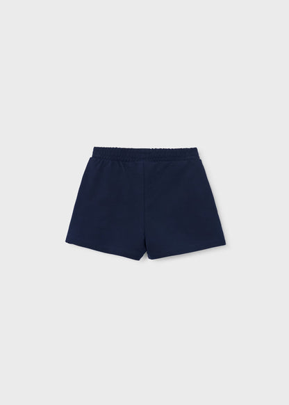 Pantalón corto de chándal básico niña