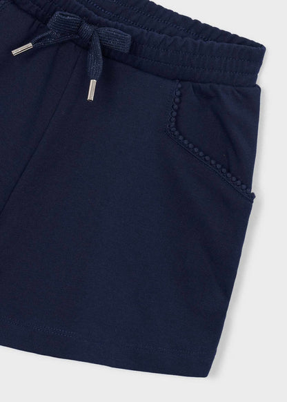 Pantalón corto de chándal básico niña