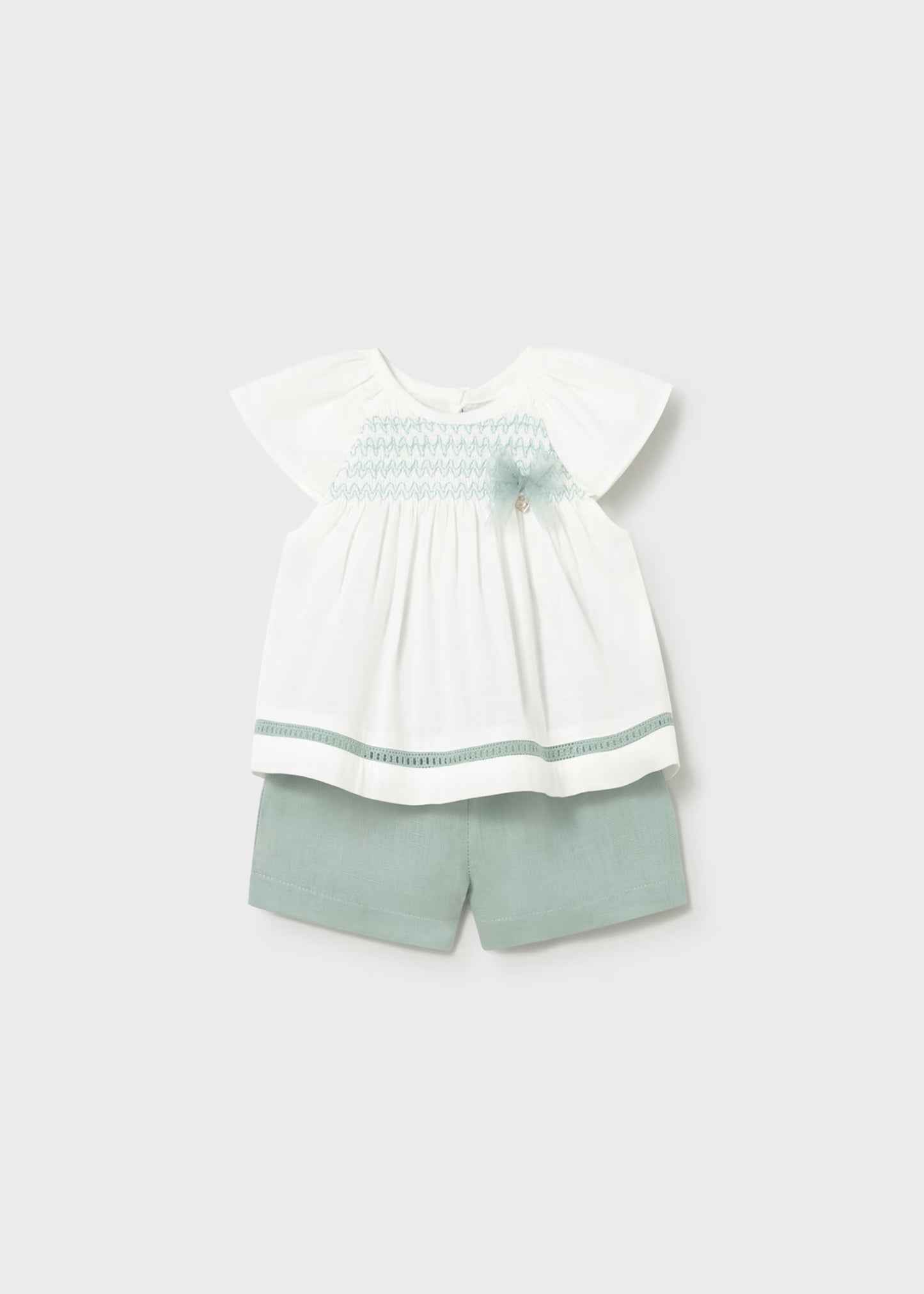 Conjunto pantalón corto y blusa bebé