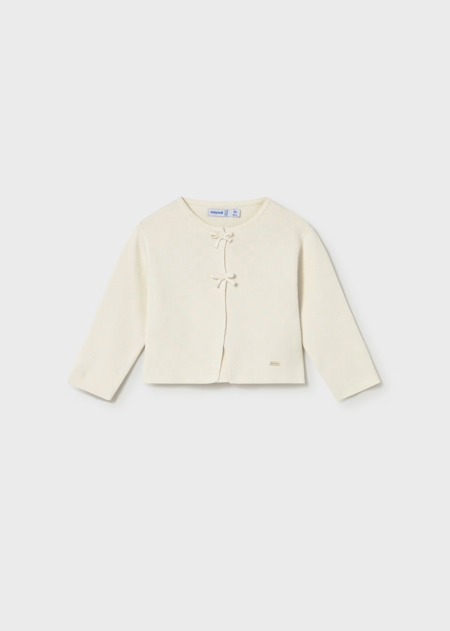 Rebeca tricot lazos bebé