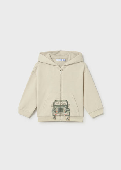 Sudadera cremallera interactiva bebé