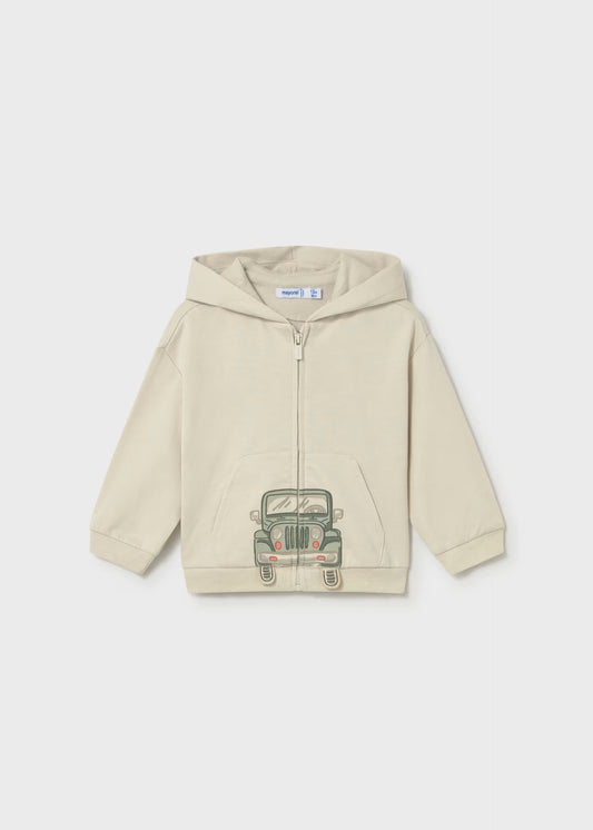 Sudadera cremallera interactiva bebé