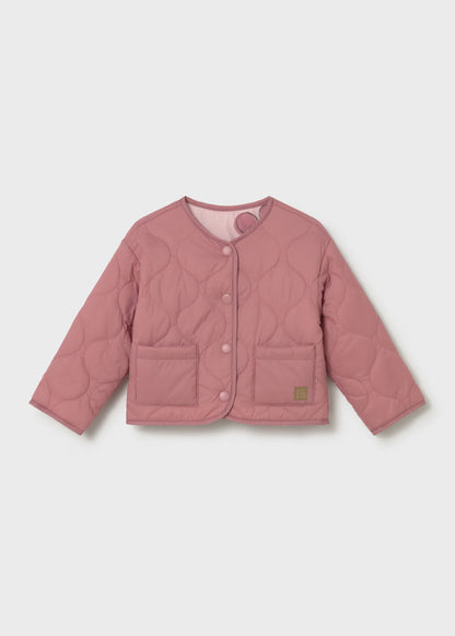 Cortavientos acolchado estampado reversible bebé