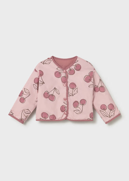 Cortavientos acolchado estampado reversible bebé