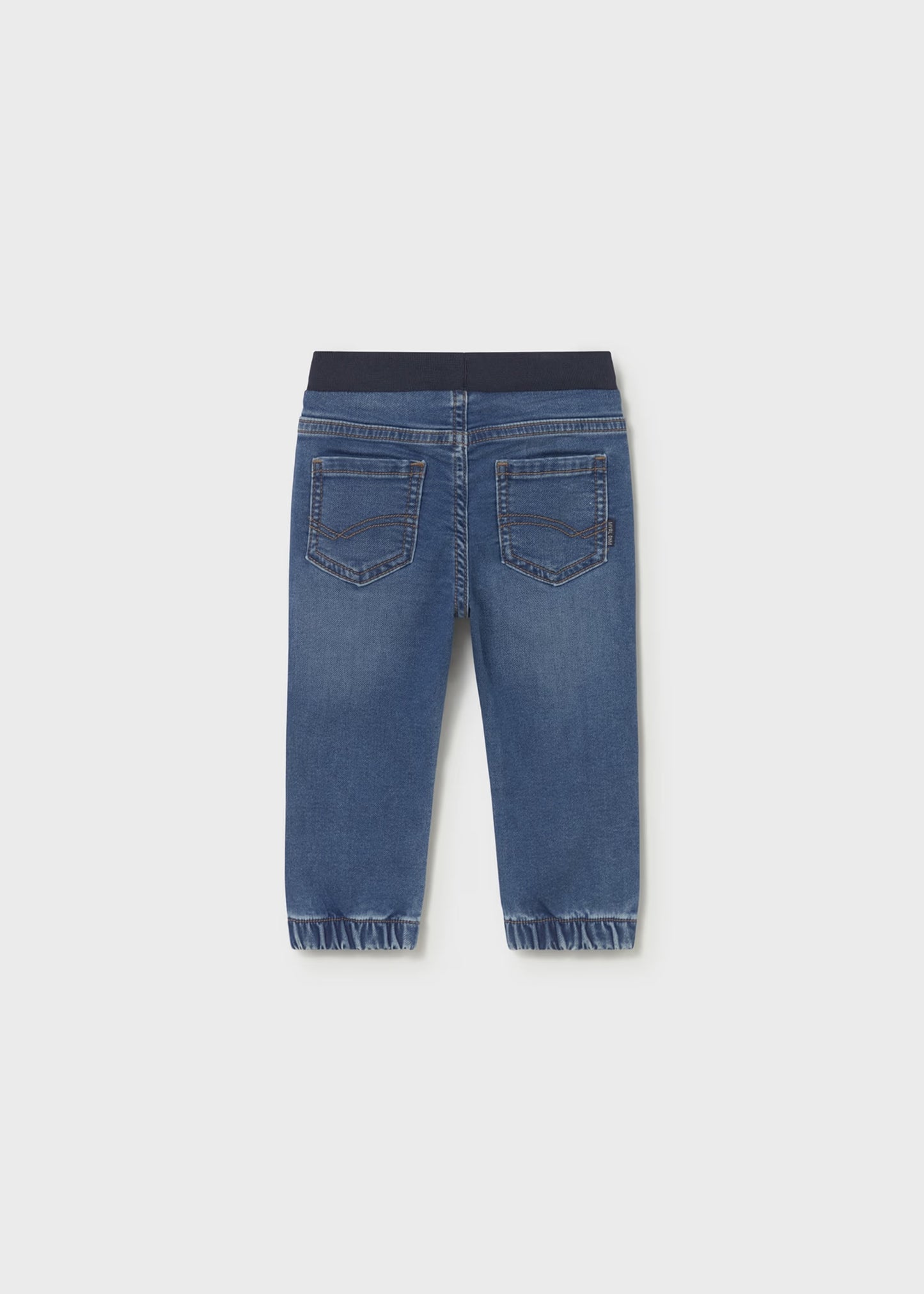 Pantalón vaquero cinturilla elástica bebé