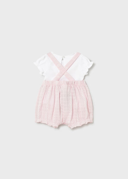 Conjunto peto y camiseta recién nacida