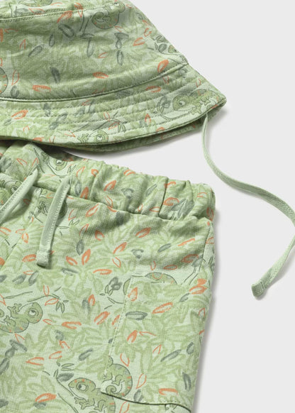 Conjunto punto 3 piezas con gorro bebé