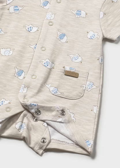 Pijama estampado recién nacido