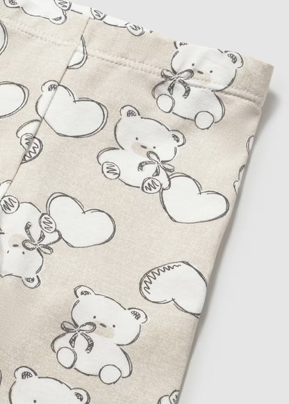 Conjunto leggins estampados con banda recién nacida