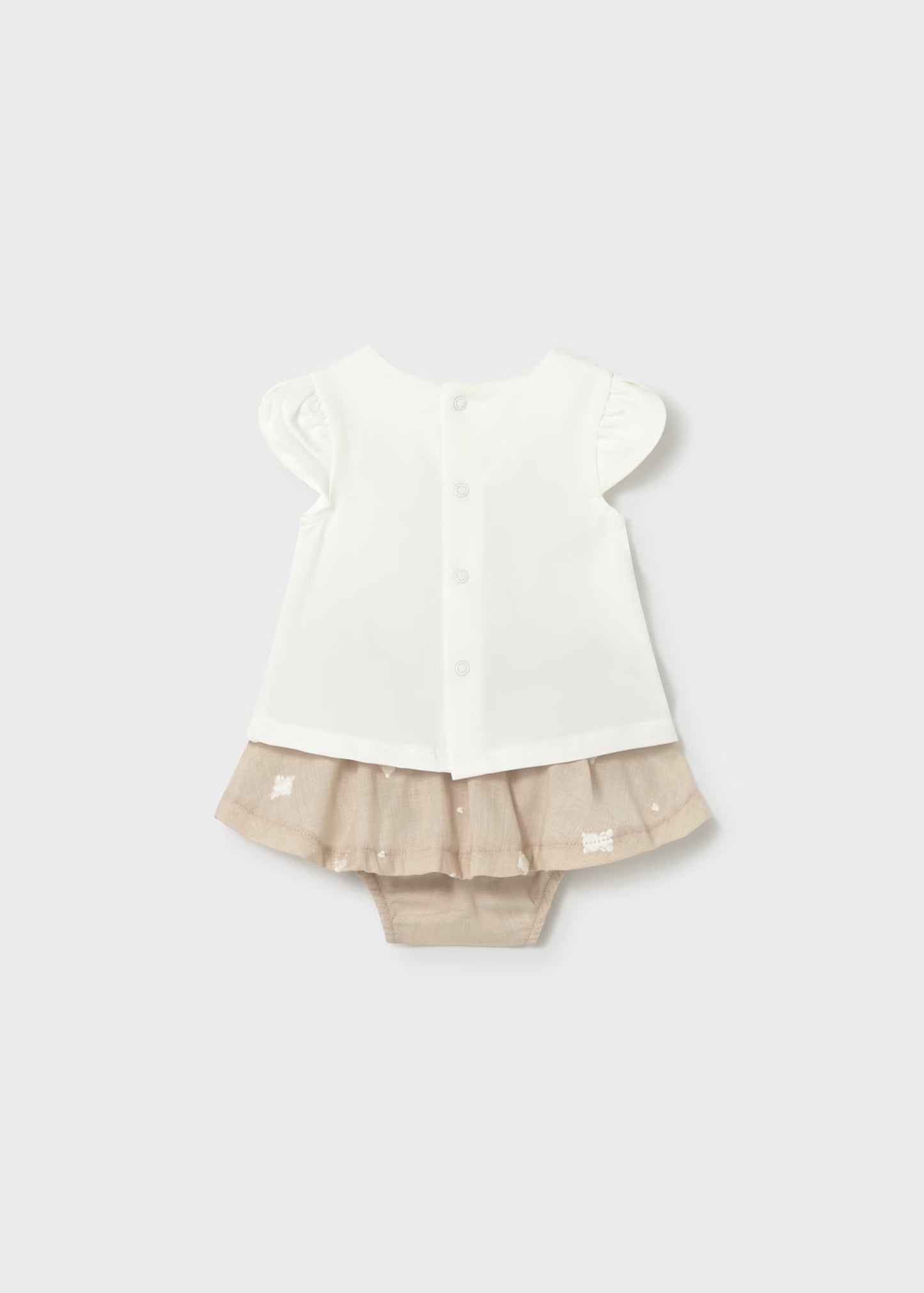 Conjunto falda y camiseta osito recién nacida