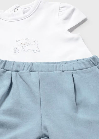 Chándal con camiseta recién nacida