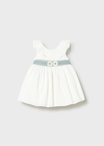 Vestido tul con fajín bebé
