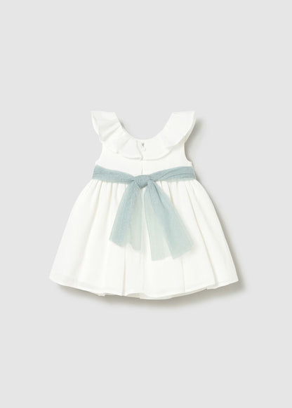 Vestido tul con fajín bebé