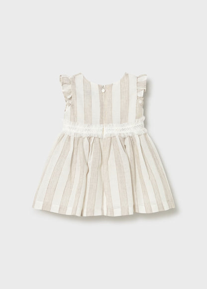 Vestido rayas bebé