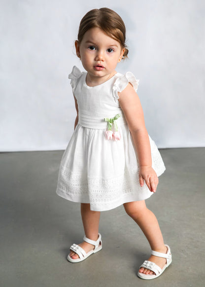 Vestido guipur bebé