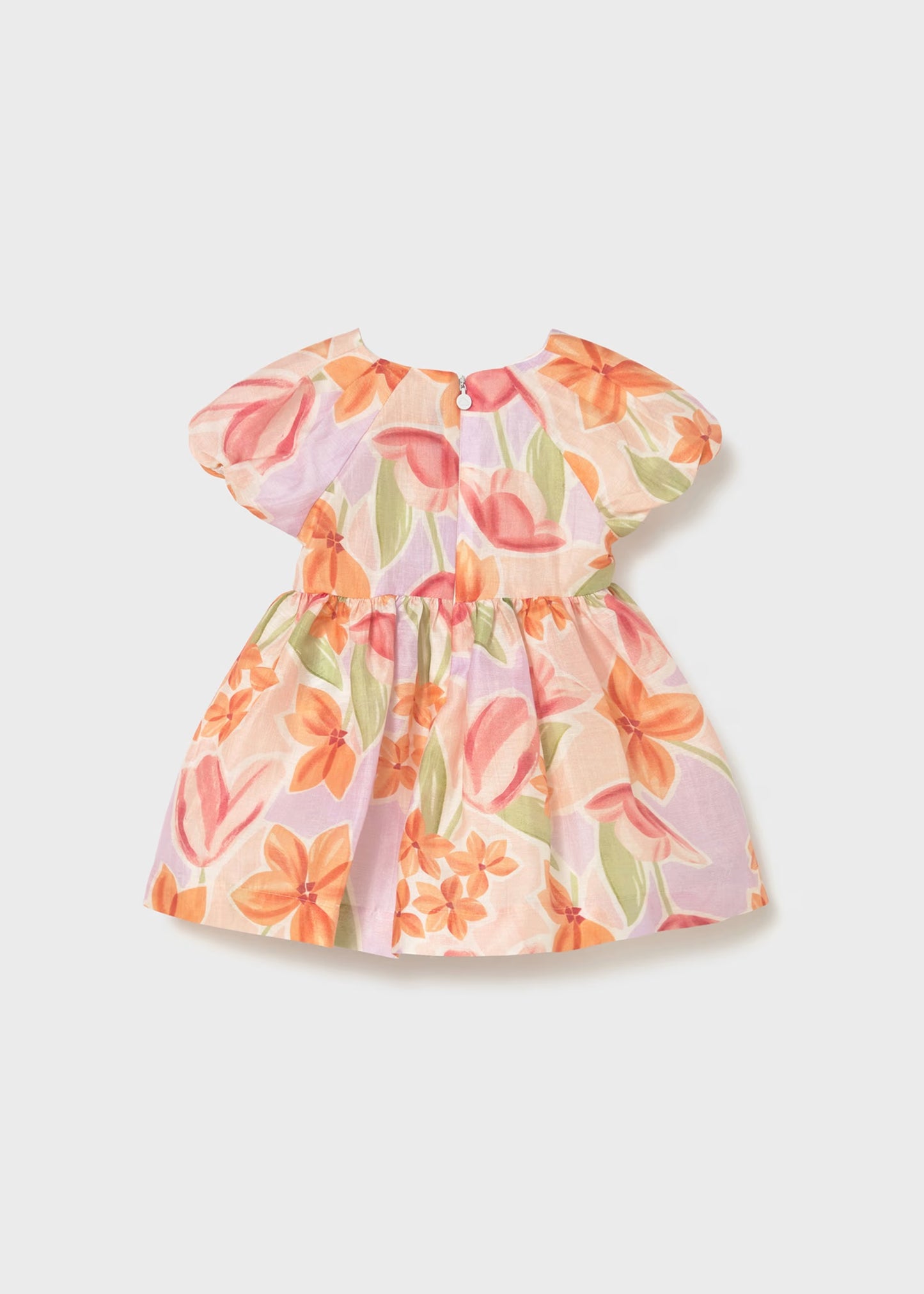 Vestido de ceremonia estampado flores bebé