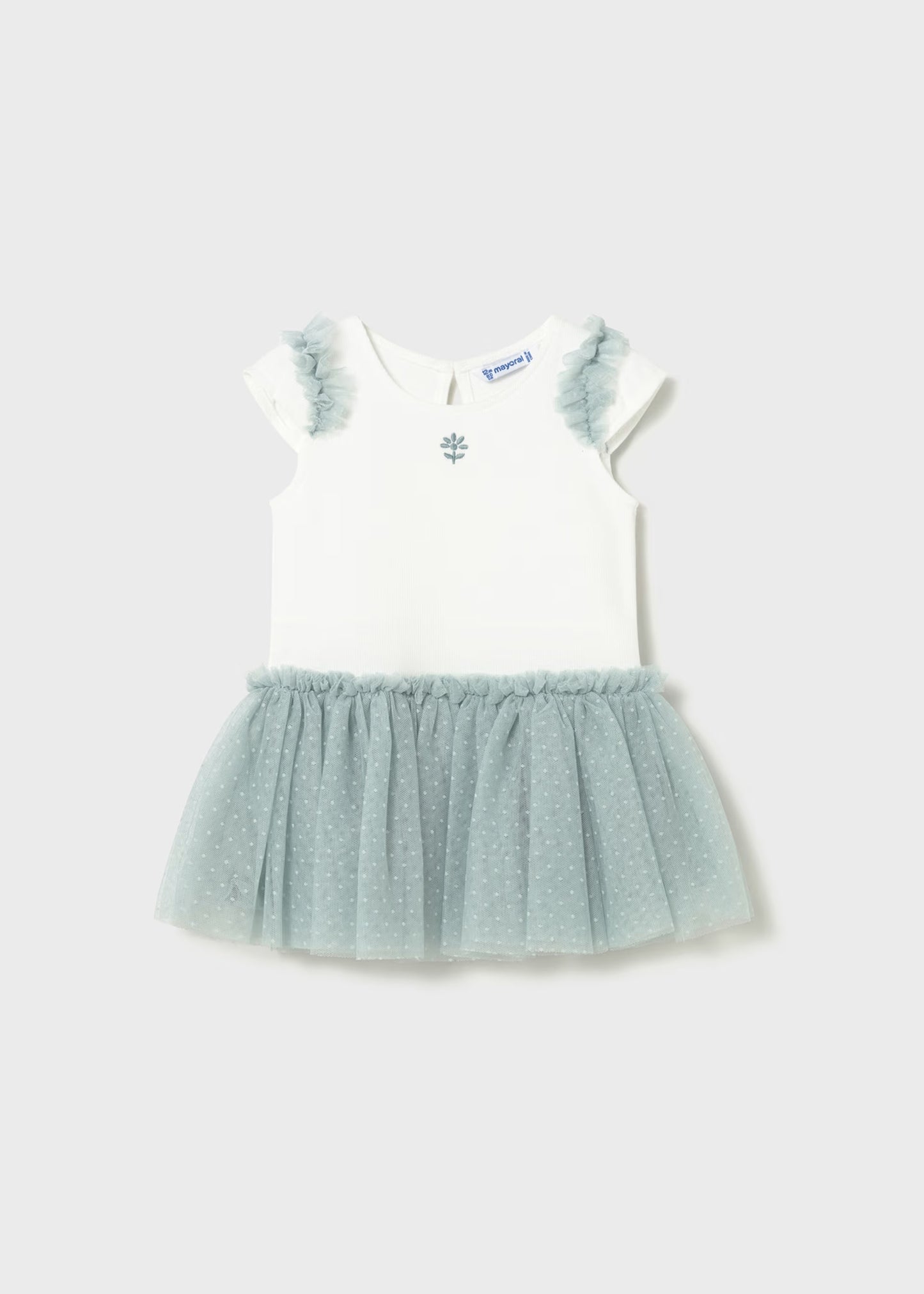 Vestido combinado con tutú bebé
