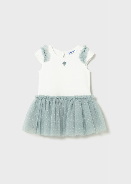 Vestido combinado con tutú bebé