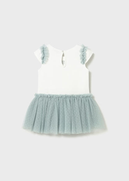Vestido combinado con tutú bebé