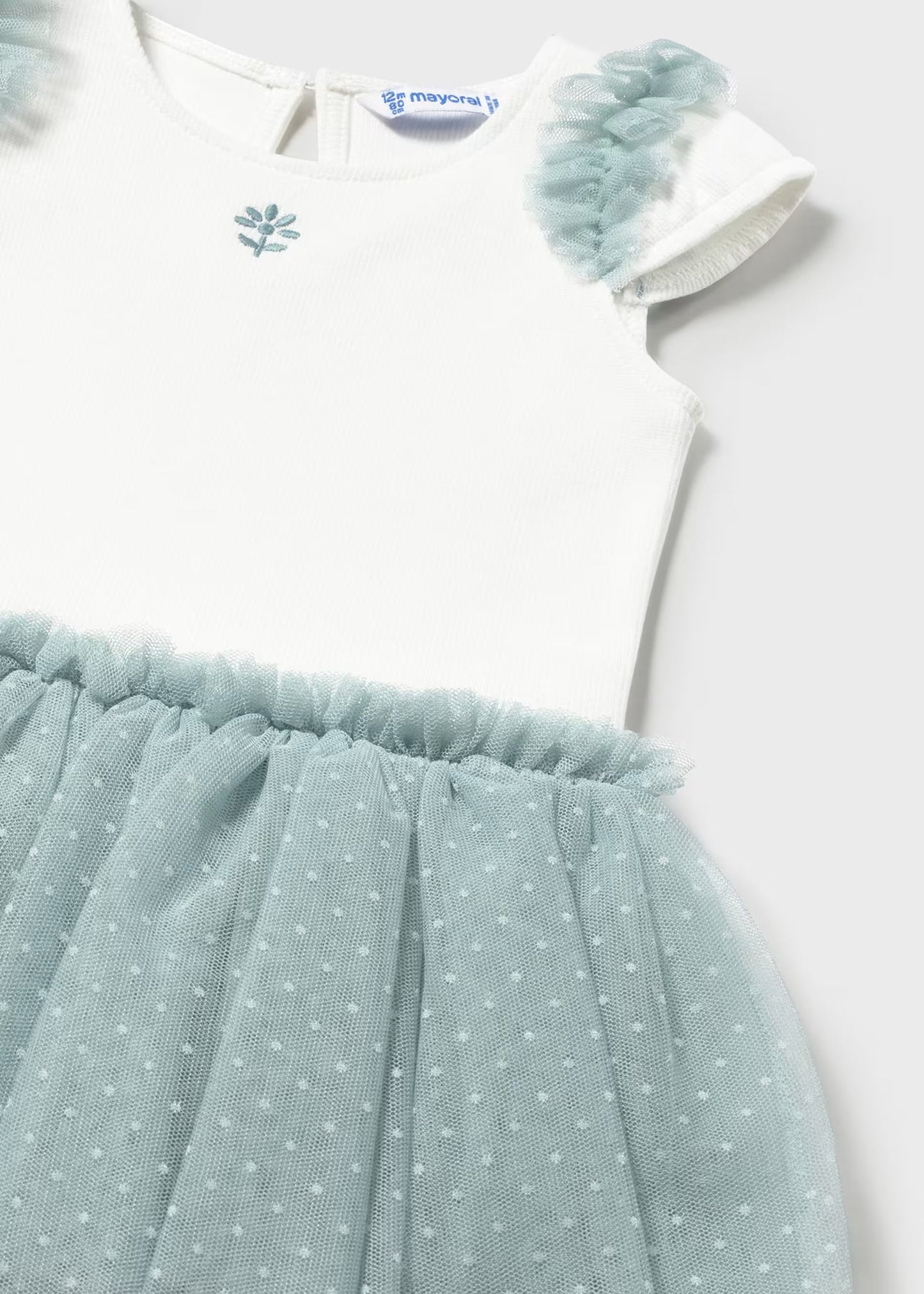 Vestido combinado con tutú bebé