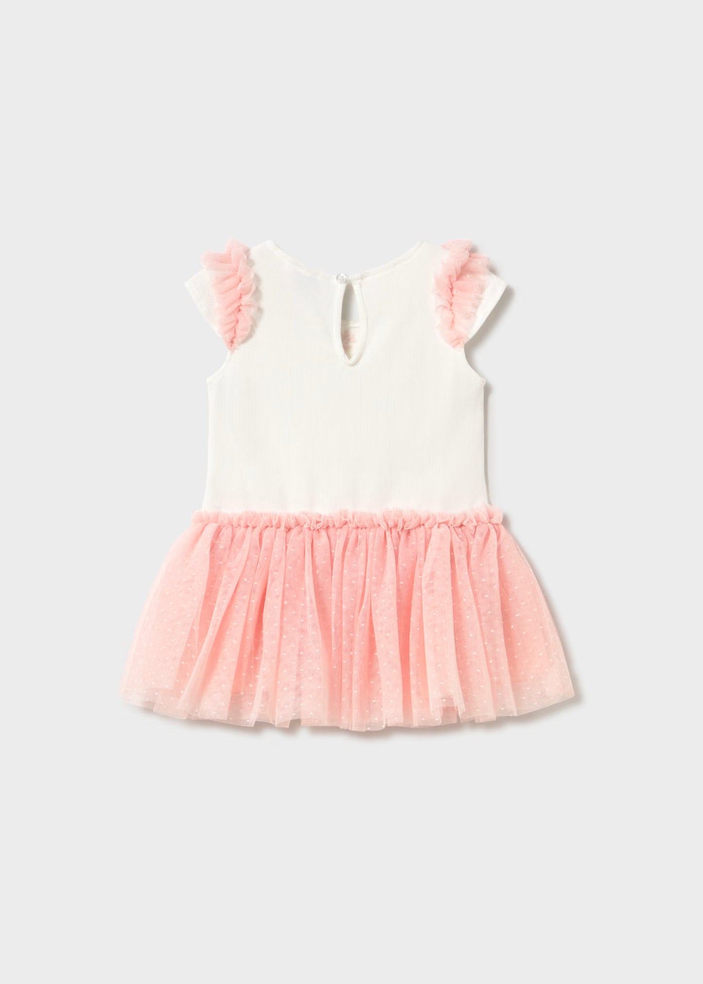 Vestido combinado con tutú bebé
