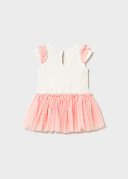 Vestido combinado con tutú bebé
