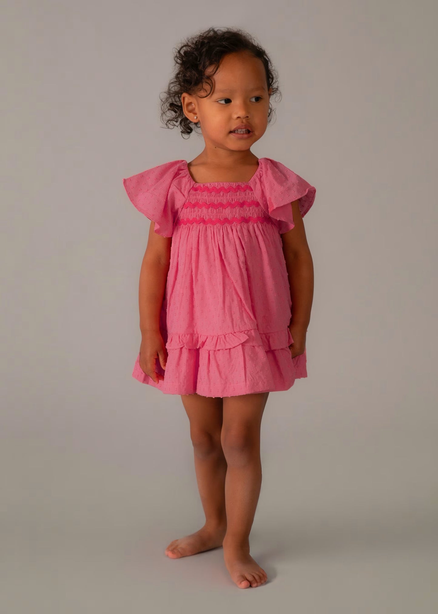 Vestido volantes bebé