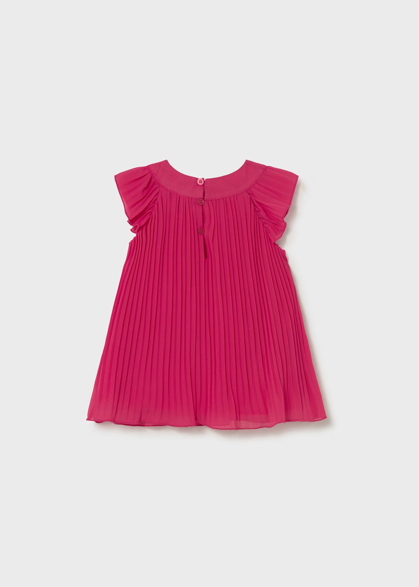 Vestido plisado con flores bebé