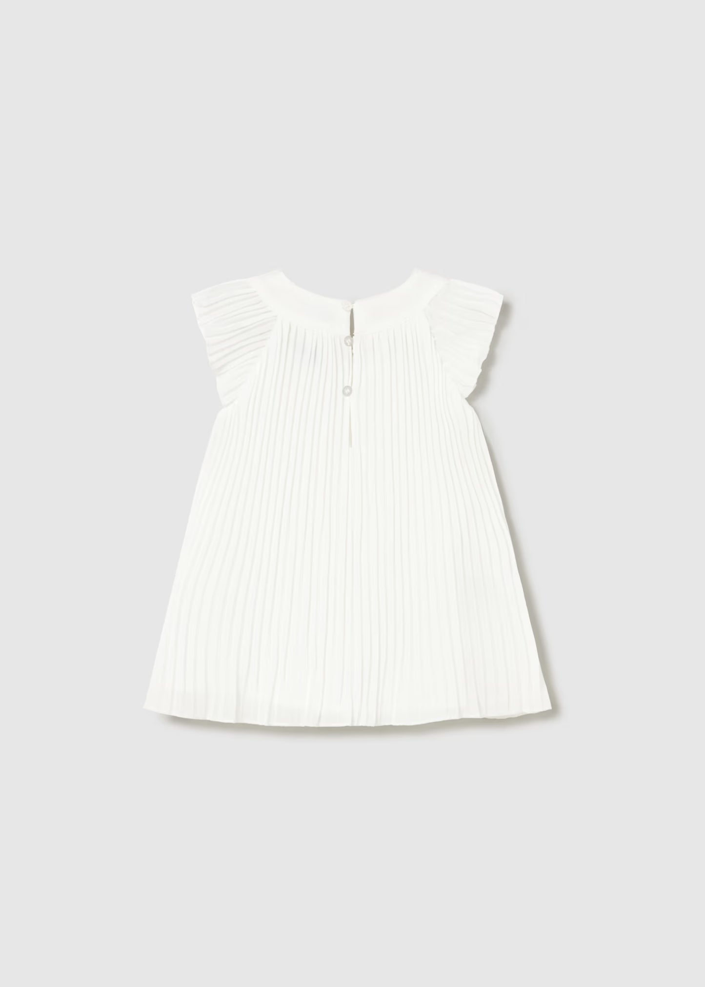 Vestido plisado con flores bebé