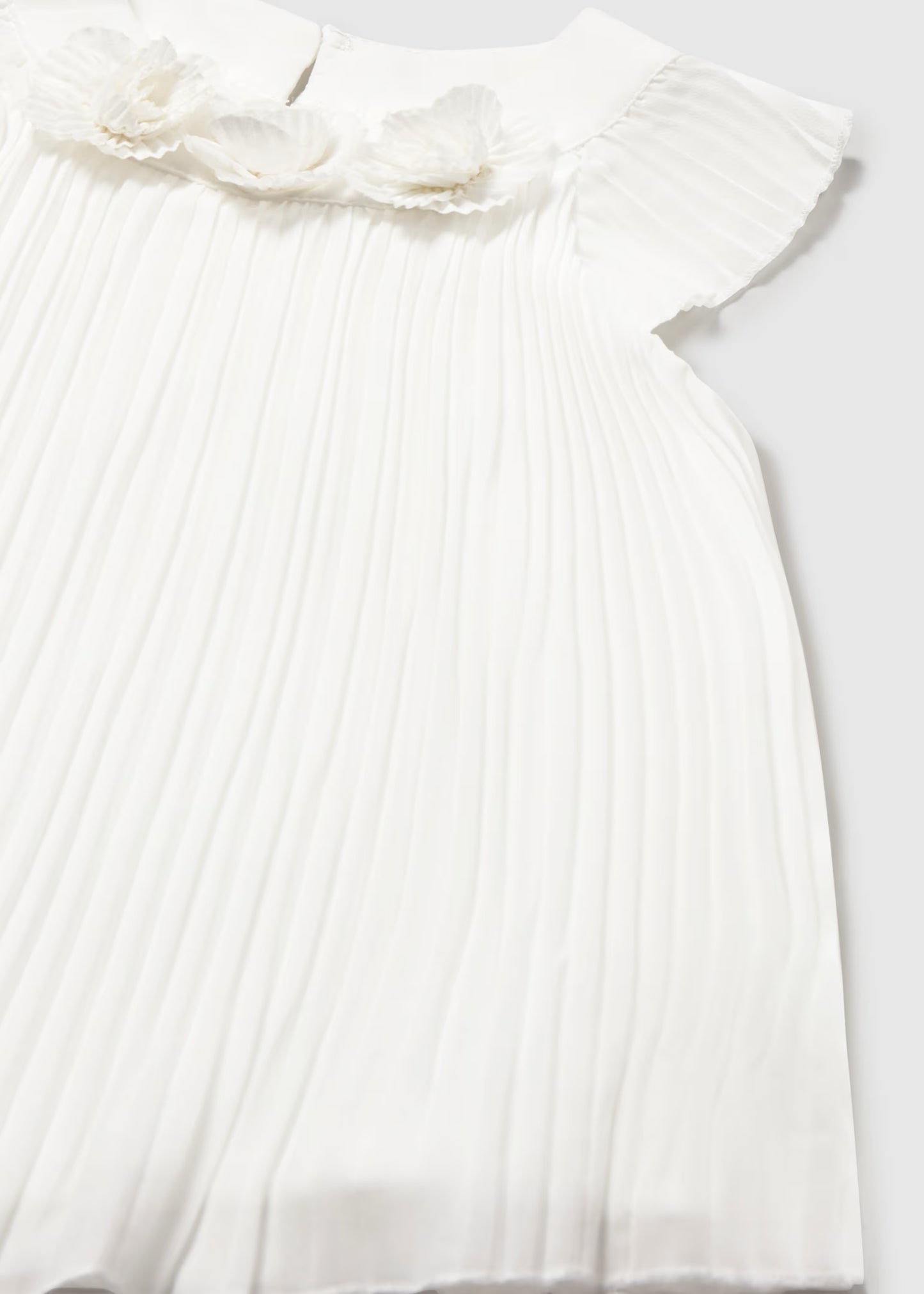 Vestido plisado con flores bebé